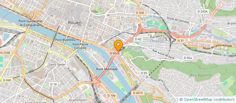 localisation de l'entreprise FLAMME DESIGN à ROUEN