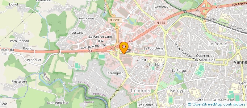 localisation de l'entreprise FLAMME DU GOLFE à VANNES
