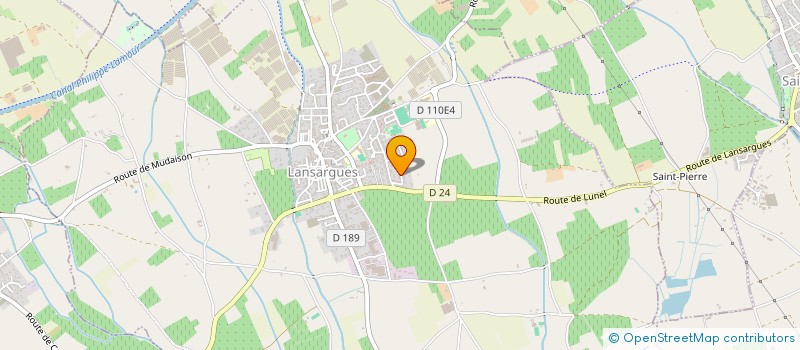 localisation de l'entreprise FLAMME EN PROSE  LANSARGUES