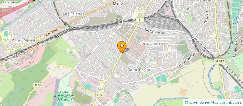 localisation de l'entreprise FLAMME NATURE ENVIRONNEMENT à MONTIGNY-LES-METZ