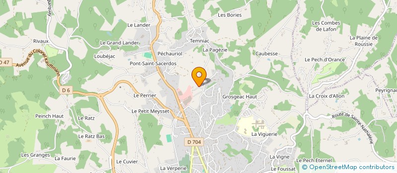 localisation de l'entreprise FLAMMERAC à SARLAT-LA-CANEDA