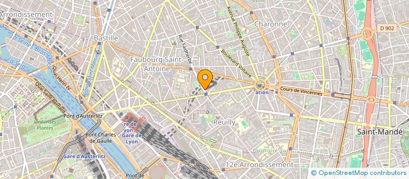 localisation de l'entreprise FLAMMES  PARIS