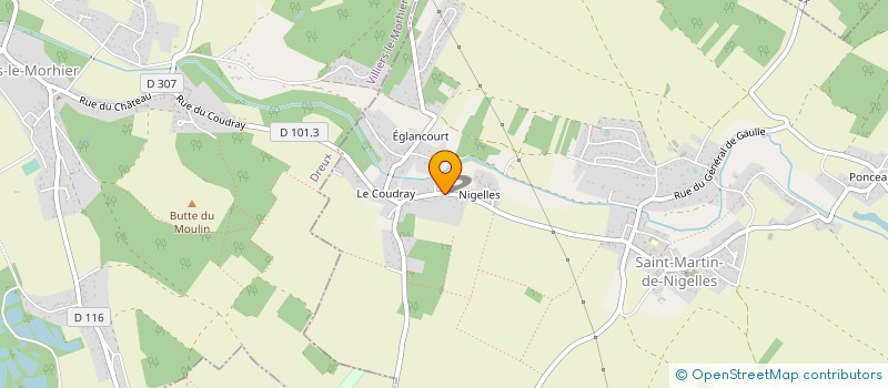 localisation de l'entreprise FLAMMES VIVES à SAINT-MARTIN-DE-NIGELLES