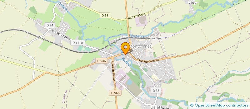 localisation de l'entreprise FLAMMETAL à MONTCORNET