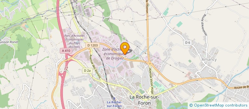 localisation de l'entreprise FLAMMIER SPORTS  LA ROCHE-SUR-FORON