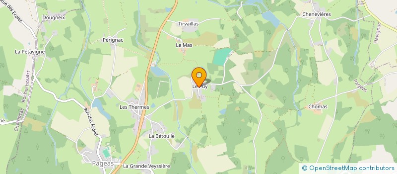 localisation de l'entreprise FLAMMIG à BUSSIERE-GALANT
