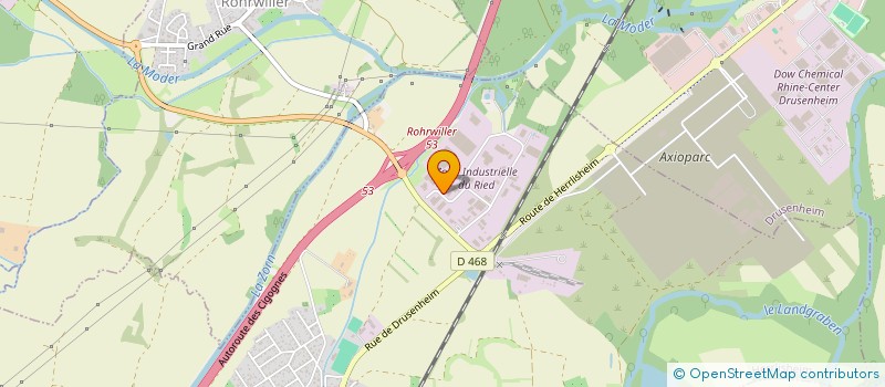 localisation de l'entreprise FLAMMKUCHENMICHEL  HERRLISHEIM