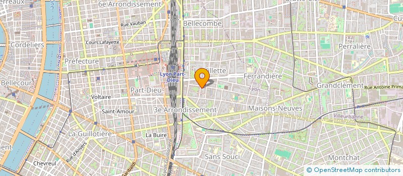 localisation de l'entreprise FLAMS  LYON