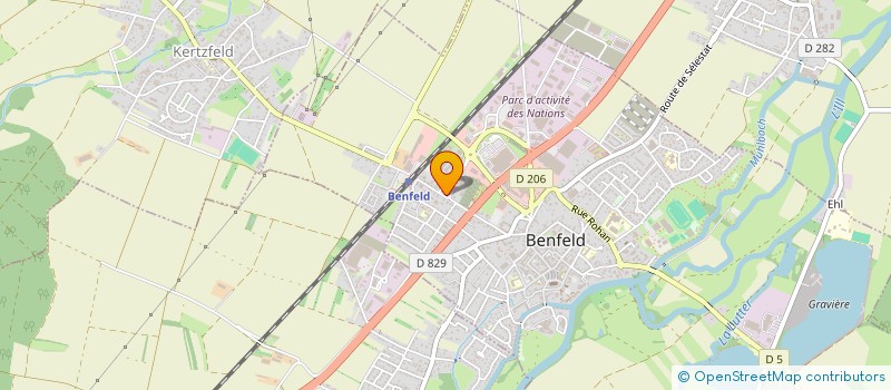 localisation de l'entreprise FLAMS'N CO  BENFELD