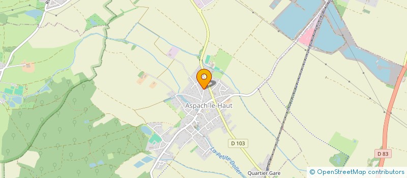 localisation de l'entreprise FLAMS'PATTES  ASPACH-MICHELBACH