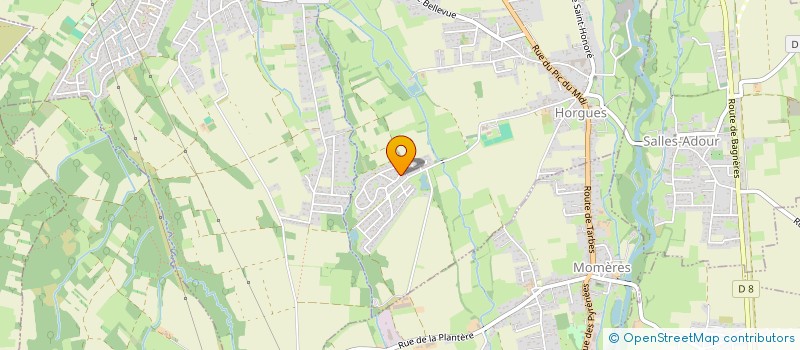 localisation de l'entreprise FLAMY  HORGUES