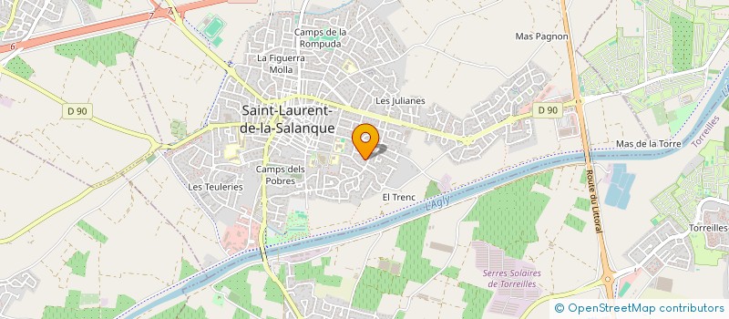 localisation de l'entreprise FLAMY66 à SAINT-LAURENT-DE-LA-SALANQUE