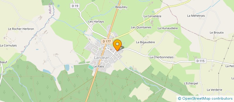 localisation de l'entreprise FLANAR DU PARC  LECOUSSE