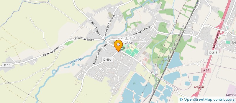 localisation de l'entreprise FLANATY  LAVERNOSE-LACASSE