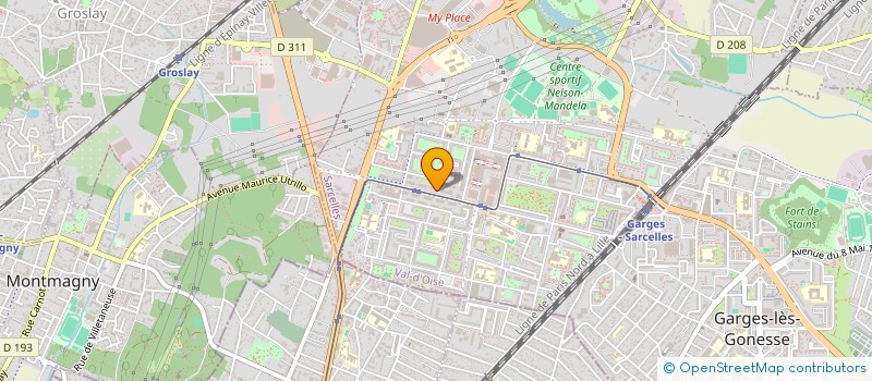localisation de l'entreprise FLANDEX à SARCELLES