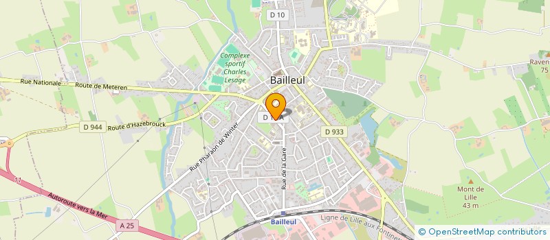 localisation de l'entreprise FLANDR'IMPRIM à BAILLEUL