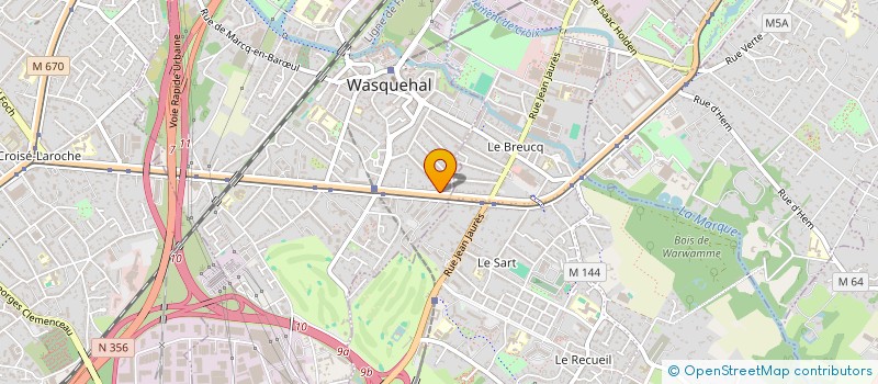 localisation de l'entreprise FLANDRE 125  WASQUEHAL