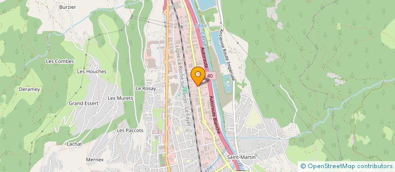 localisation de l'entreprise FLANDRE à SALLANCHES