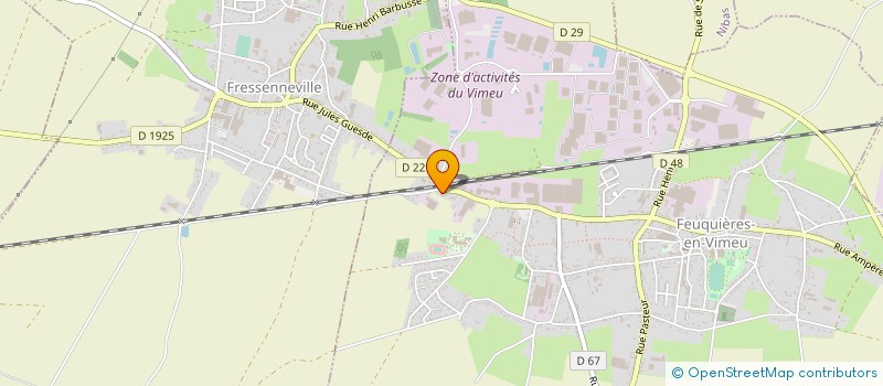 localisation de l'entreprise FLANDRE AFFUTAGE  FEUQUIERES-EN-VIMEU