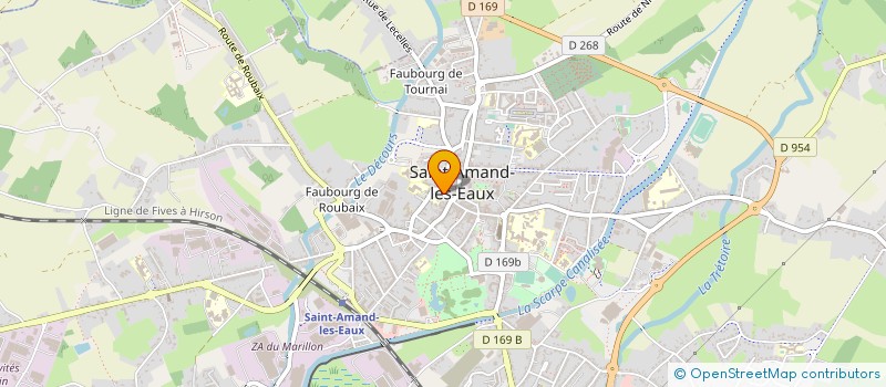 localisation de l'entreprise FLANDRE ATLAS à SAINT-AMAND-LES-EAUX