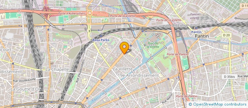 localisation de l'entreprise FLANDRE AUTOMOBILES à PARIS