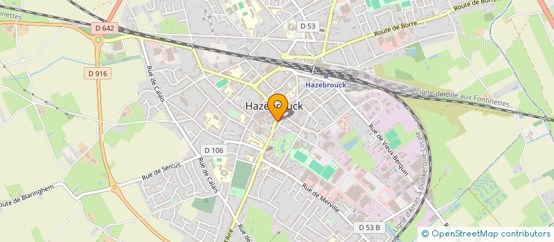 localisation de l'entreprise FLANDRE ELITE CYCLISME  HAZEBROUCK