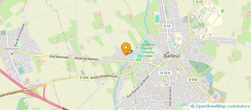 localisation de l'entreprise FLANDRE ETUDES à BAILLEUL