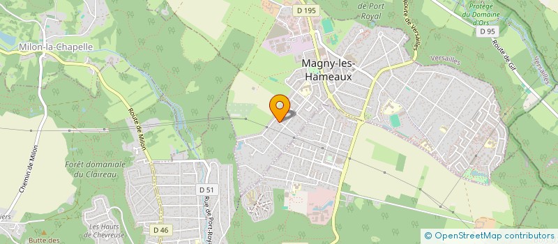 localisation de l'entreprise FLANDRE INFORMATIQUE à MAGNY-LES-HAMEAUX