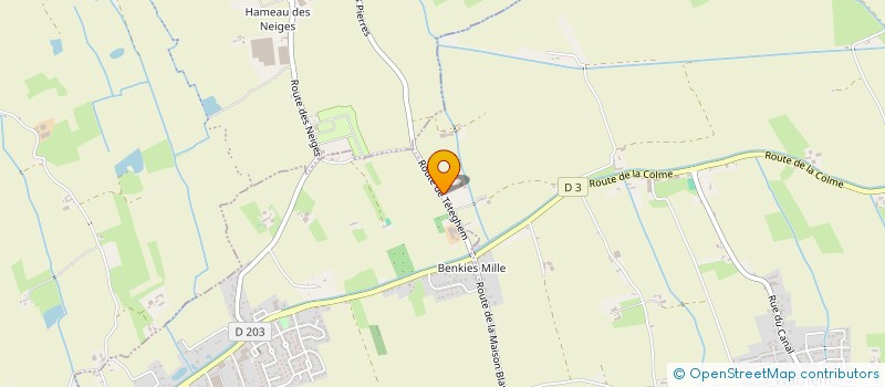 localisation de l'entreprise FLANDRE LITTORAL CONSTRUCTION  WARHEM