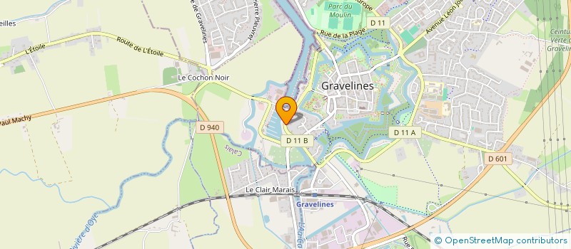 localisation de l'entreprise FLANDRE MARINE à GRAVELINES