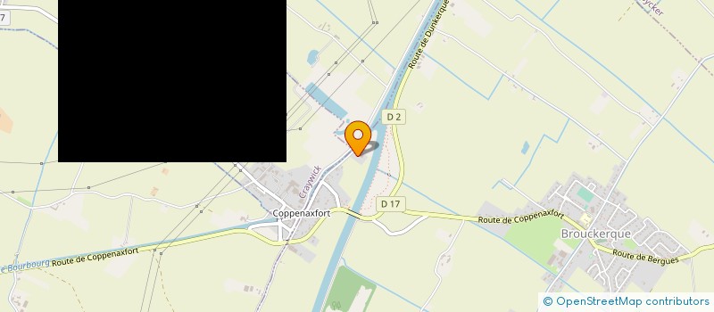 localisation de l'entreprise FLANDRE METALLURGIE  BROUCKERQUE