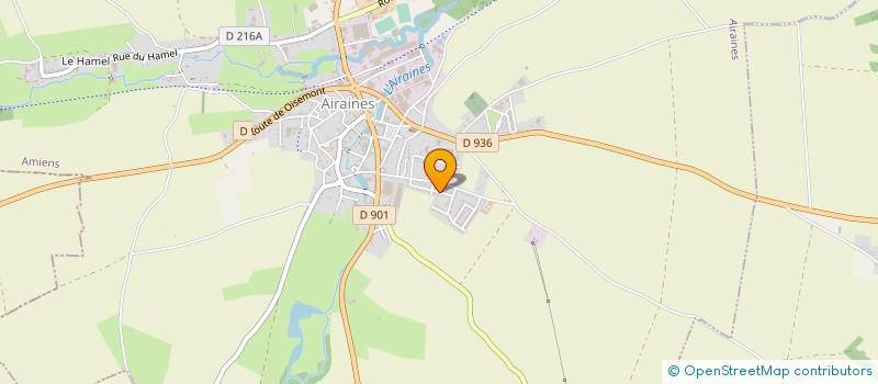 localisation de l'entreprise FLANDRE - OSSART RENOVATION à AIRAINES