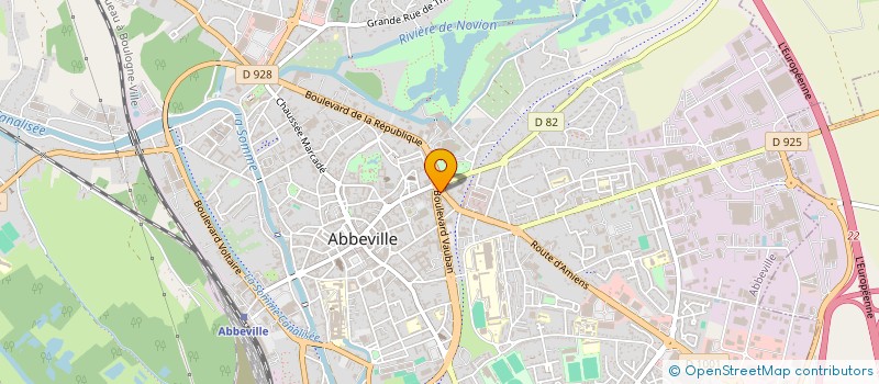 localisation de l'entreprise FLANDRE PICARDIE à ABBEVILLE