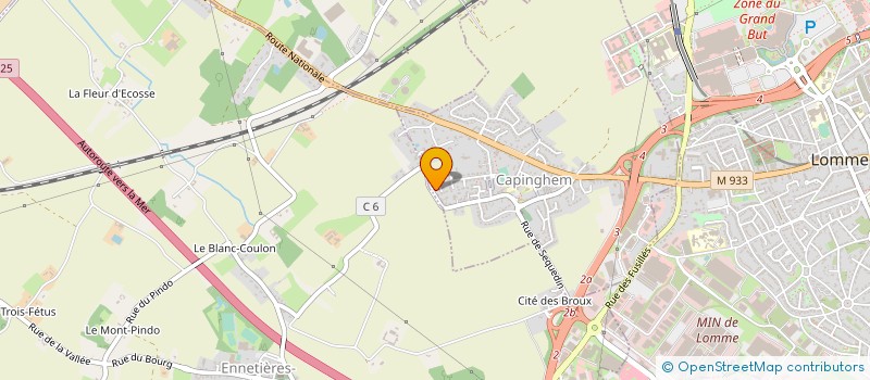 localisation de l'entreprise FLANDRE PROTECTION INCENDIE à LILLE