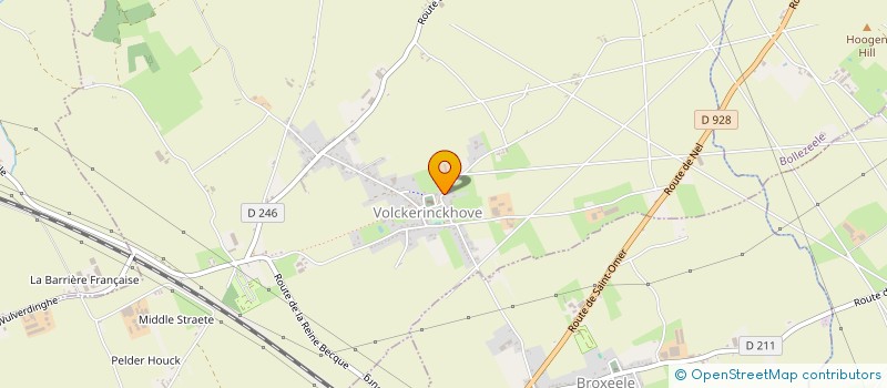 localisation de l'entreprise FLANDRE SOLAIRE à VOLCKERINCKHOVE