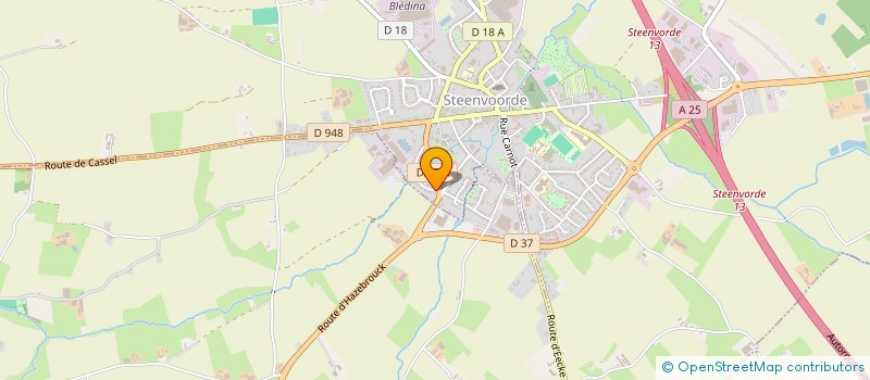 localisation de l'entreprise FLANDRE SOLIDARITE  STEENVOORDE