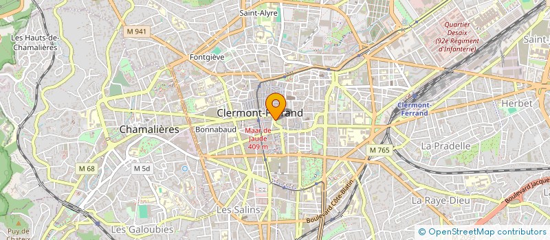 localisation de l'entreprise FLANDRES  CLERMONT-FERRAND