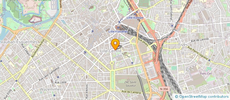localisation de l'entreprise FLANDRES AMENAGEMENT à LILLE