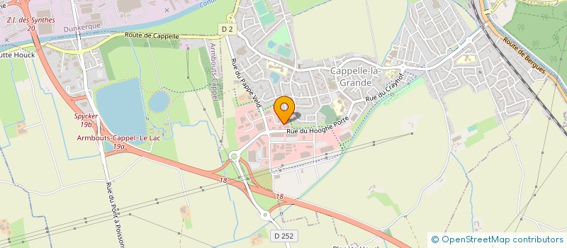 localisation de l'entreprise FLANDRES ANALYSES à CAPPELLE-LA-GRANDE