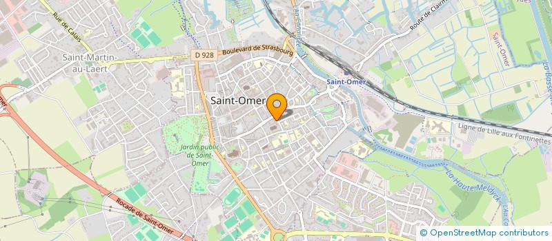 localisation de l'entreprise FLANDRES ARTOIS à SAINT-MARTIN-LEZ-TATINGHEM