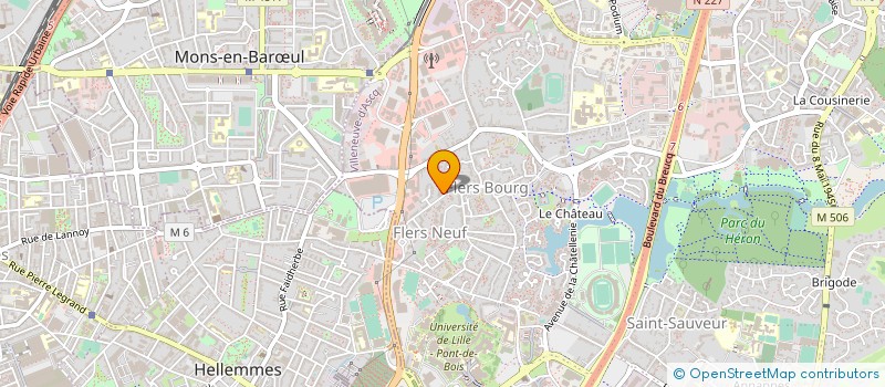localisation de l'entreprise FLANDRES ARTOIS EXPERTISES  VILLENEUVE-D'ASCQ