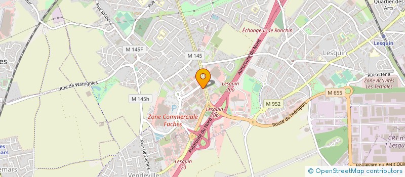 localisation de l'entreprise FLANDRES AUTOS SUD à FACHES-THUMESNIL