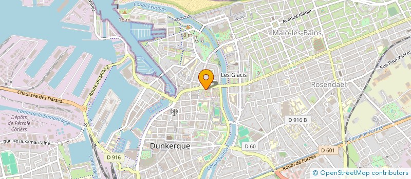 localisation de l'entreprise FLANDRES BATIMENT IMMOBILIER  DUNKERQUE