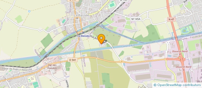 localisation de l'entreprise FLANDRES C2E à AUCHY-LES-MINES