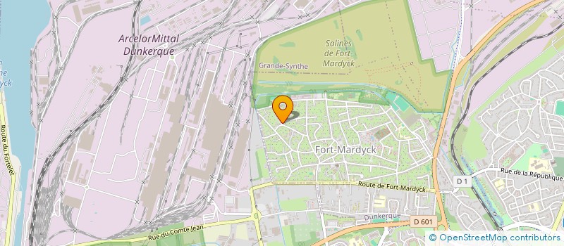 localisation de l'entreprise FLANDRES CONSOLIDATION à DUNKERQUE