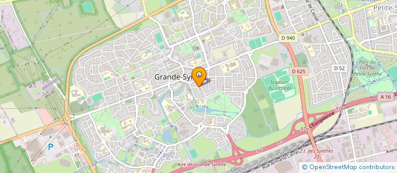 localisation de l'entreprise FLANDRES COUVERTURES à GRANDE-SYNTHE