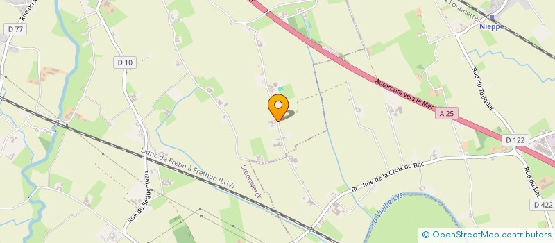 localisation de l'entreprise FLANDRES ENERGIES  STEENWERCK