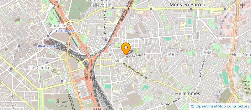 localisation de l'entreprise FLANDRES IMMO SERVICES à LILLE