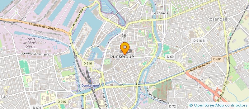 localisation de l'entreprise FLANDRES INVEST à DUNKERQUE