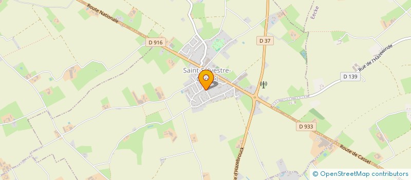 localisation de l'entreprise FLANDRES NETTOYAGE  SAINT-SYLVESTRE-CAPPEL